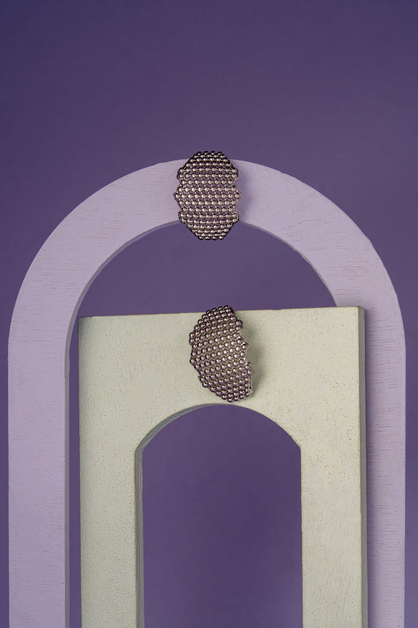 Ατσάλινα σκουλαρίκια διάτρητα