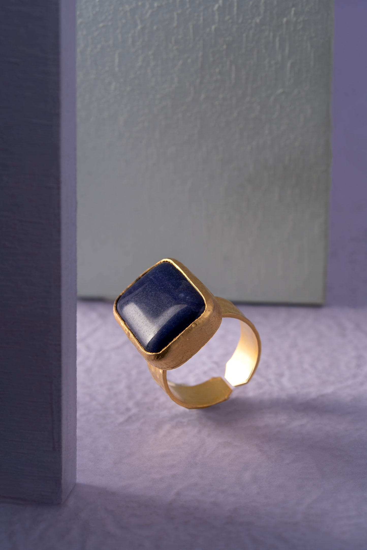 Χειροποίητο δαχτυλίδι με πέτρα