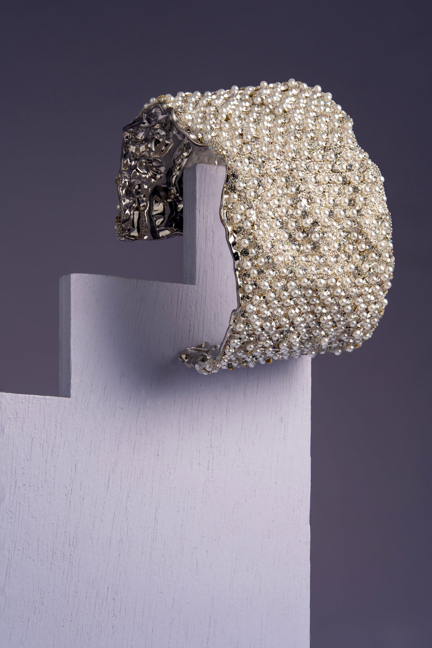 Βραχιόλι με στρας και πέρλες