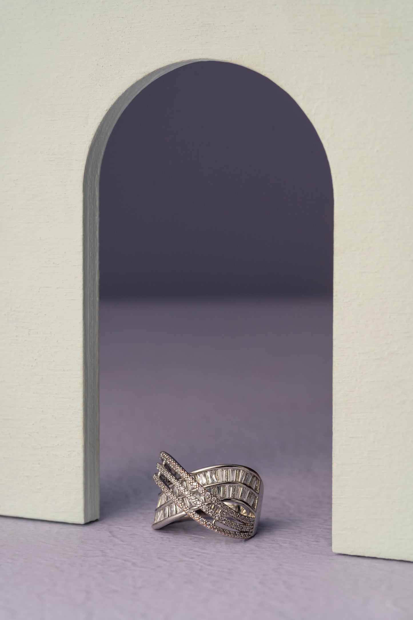 Δαχτυλίδι με ζιργκον και στρας